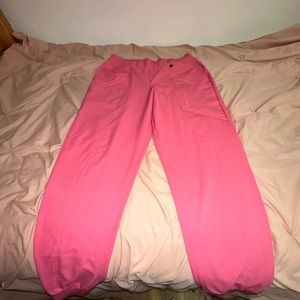 Pink scrub pants